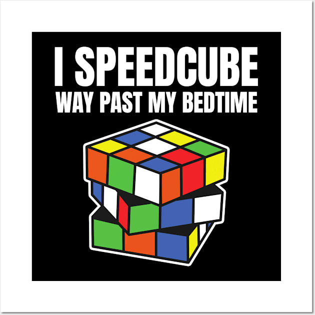 Speed Cubing Speed cuber Speedsolving Wall Art by ChrisselDesigns